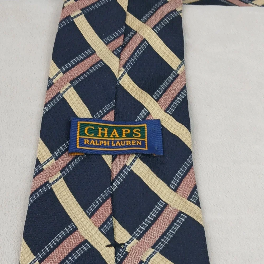 VTG Chaps Ralph‎ Lauren 3.75x58 Mens Silk Tie USA
